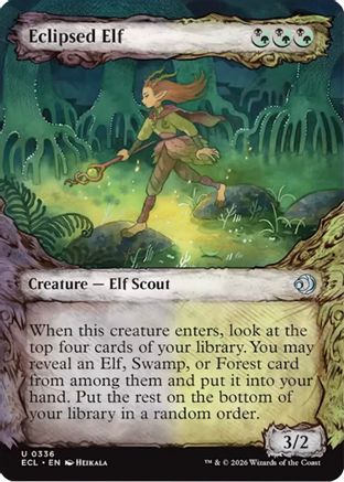 Lorwyn Eclipsed Eclipsed Elf (Showcase) #336