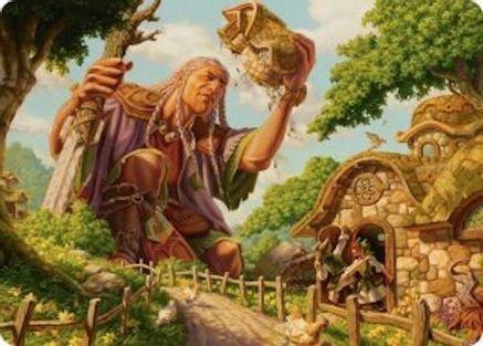 Art Series: Lorwyn Eclipsed Curious Colossus Art Card #1
