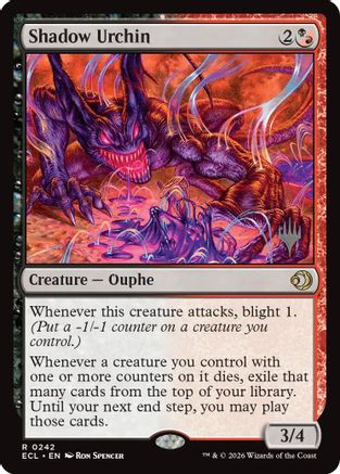 Promo Pack: Lorwyn Eclipsed Shadow Urchin #242