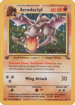 Miscellaneous Cards & Products Aerodactyl (01/62) (DUPLICATE) #01