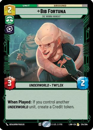 Bib Fortuna - Die Wanna Wanga?