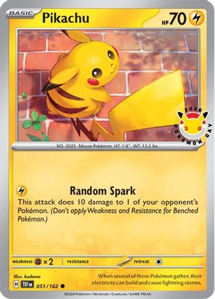 Miscellaneous Cards & Products Pikachu (Pokemon Day 2026) #051