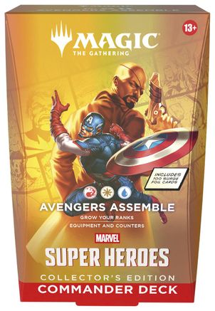 Marvel Super Heroes Commander Deck Avengers Assemble Collector's Edition