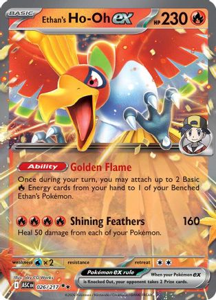 ME: Ascended Heroes Ethan's Ho-Oh ex #026