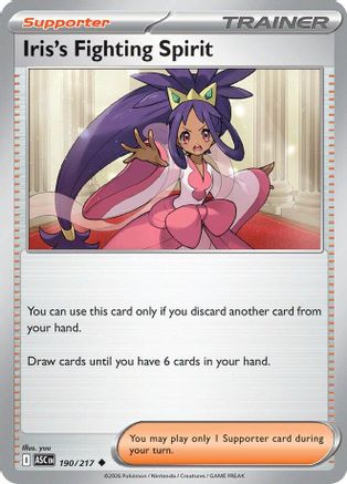 ME: Ascended Heroes Iris's Fighting Spirit #190