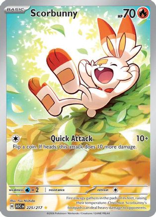 ME: Ascended Heroes Scorbunny #225