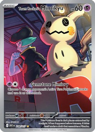 ME: Ascended Heroes Team Rocket's Mimikyu #238
