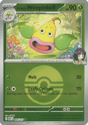 ME: Ascended Heroes Erika's Weepinbell (Poke Ball) #005