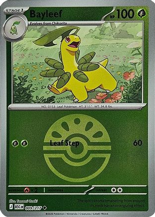 ME: Ascended Heroes Bayleef (Friend Ball) #009