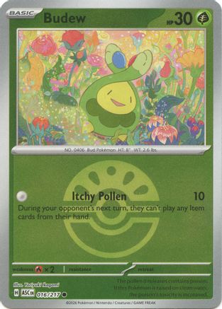ME: Ascended Heroes Budew - 016/217 (Friend Ball) #016