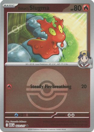 ME: Ascended Heroes Ethan's Slugma (Poke Ball) #023