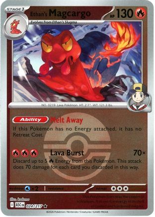 ME: Ascended Heroes Ethan's Magcargo - 024/217 (Poke Ball) #024