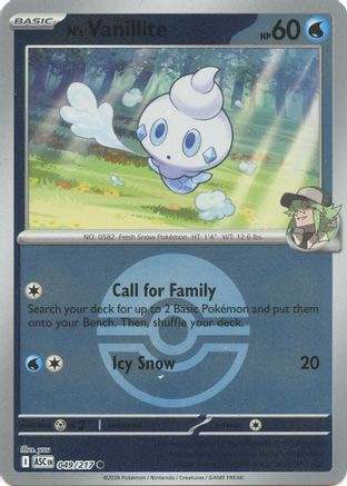 ME: Ascended Heroes N's Vanillite (Poke Ball) #049