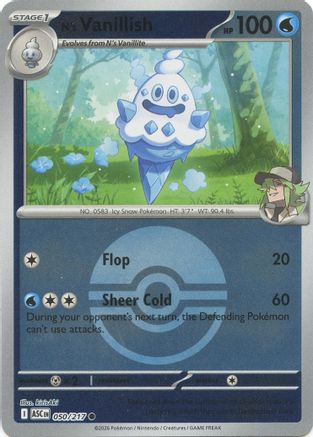 ME: Ascended Heroes N's Vanillish (Poke Ball) #050