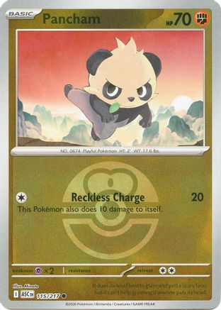 ME: Ascended Heroes Pancham (Love Ball) #115