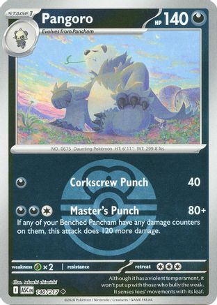 ME: Ascended Heroes Pangoro (Love Ball) #140