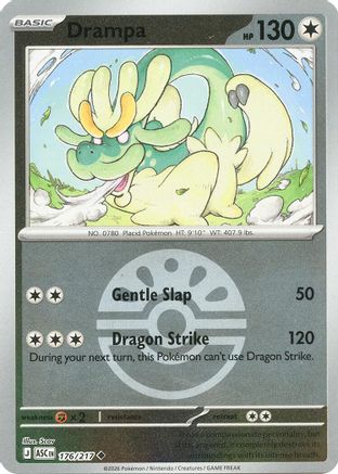 ME: Ascended Heroes Drampa (Friend Ball) #176