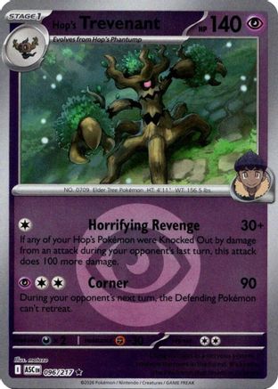 ME: Ascended Heroes Hop's Trevenant - 096/217 (Energy Symbol Pattern) #096