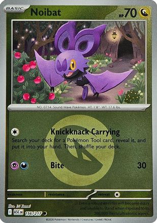 ME: Ascended Heroes Noibat (Energy Symbol Pattern) #156