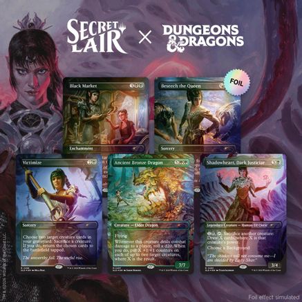 Secret Lair Drop: Secret Lair x Dungeons & Dragons: Shadowheart’s Devotion - Traditional Foil Edition