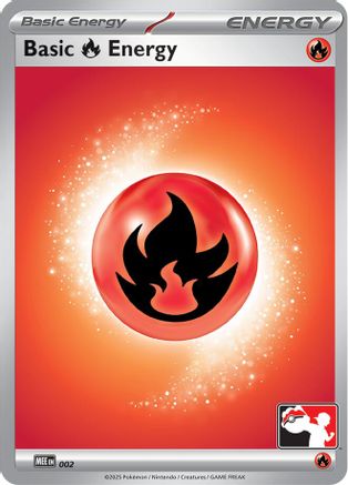 Prize Pack Series Cards Basic Fire Energy - MEE002 #2