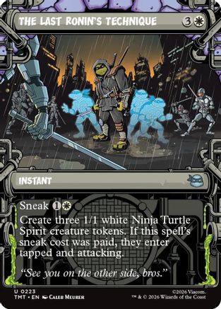 Teenage Mutant Ninja Turtles The Last Ronin's Technique (Showcase) #223