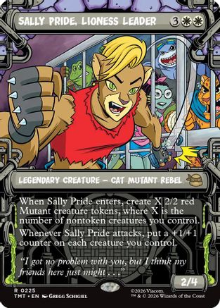 Teenage Mutant Ninja Turtles Sally Pride, Lioness Leader (Showcase) #225