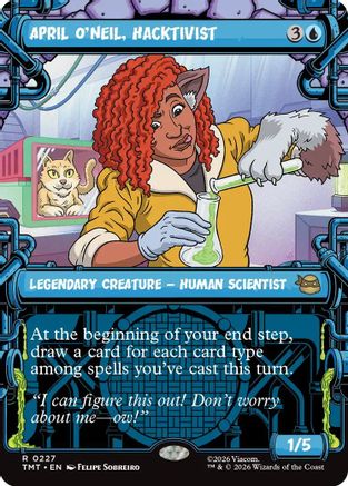 Teenage Mutant Ninja Turtles April O'Neil, Hacktivist (0227) (Showcase) #227