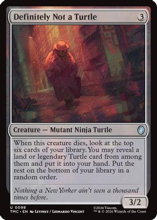Commander: Teenage Mutant Ninja Turtles Definitely Not a Turtle #98