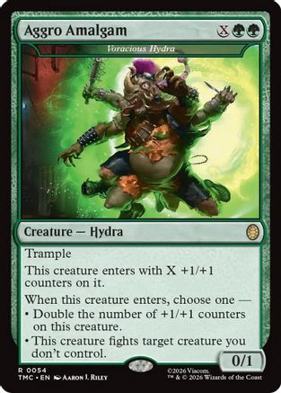 Commander: Teenage Mutant Ninja Turtles Aggro Amalgam - Voracious Hydra #54