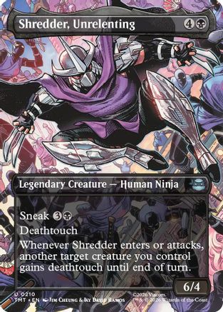 Teenage Mutant Ninja Turtles Shredder, Unrelenting (Borderless) #210