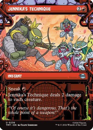 Teenage Mutant Ninja Turtles Jennika's Technique (Showcase) #236