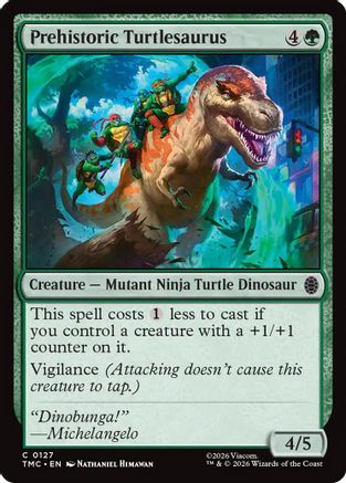 Commander: Teenage Mutant Ninja Turtles Prehistoric Turtlesaurus #127