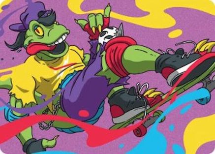 Mondo Gecko Art Card