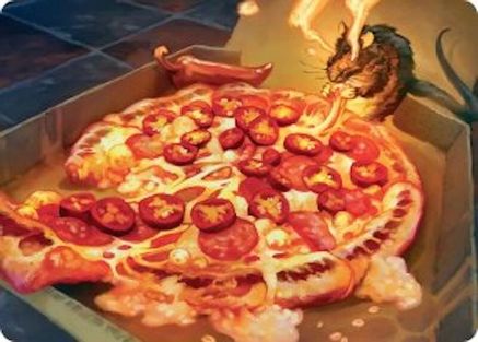 Art Series: Teenage Mutant Ninja Turtles Spicy Oatmeal Pizza Art Card #11