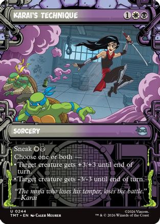 Teenage Mutant Ninja Turtles Karai's Technique (Showcase) #244