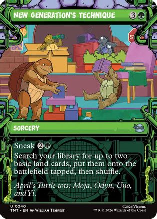 Teenage Mutant Ninja Turtles New Generation's Technique (Showcase) #240