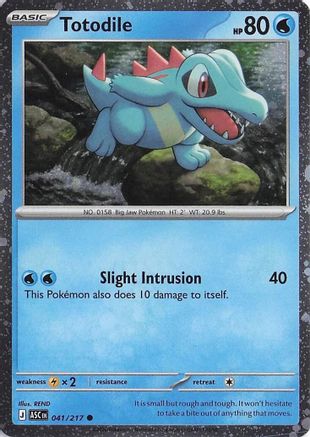 Miscellaneous Cards & Products Totodile (Cosmos Holo) #041