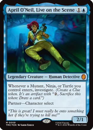 April O'Neil, Live on the Scene (Surge Foil)