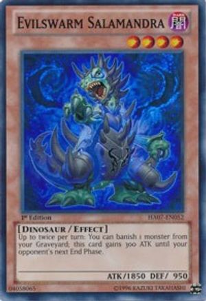 Yu-Gi-Oh! Evilswarm Zahak Super Rare Card - HA07-EN012 From Hidden Arsenal 7