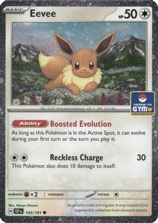 League & Championship Cards Eevee (Southeast Asia Exclusive) #143