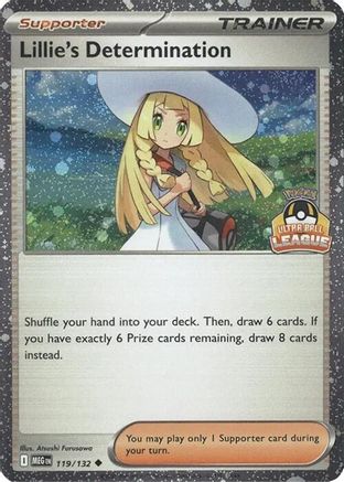 League & Championship Cards Lillie's Determination (Ultra Ball League) #119