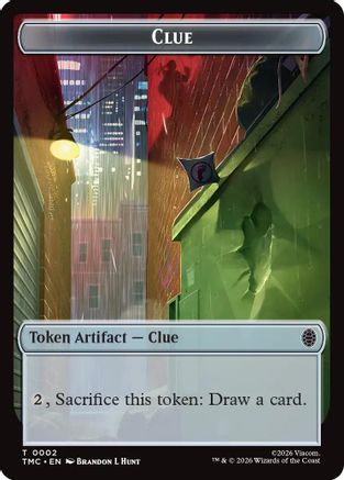 Commander: Teenage Mutant Ninja Turtles Clue // Rat Double-Sided Token #2