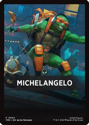 Commander: Teenage Mutant Ninja Turtles Michelangelo Theme Card #4