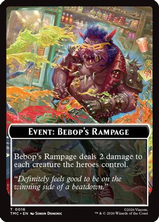 Commander: Teenage Mutant Ninja Turtles Event: Bebop's Rampage #16