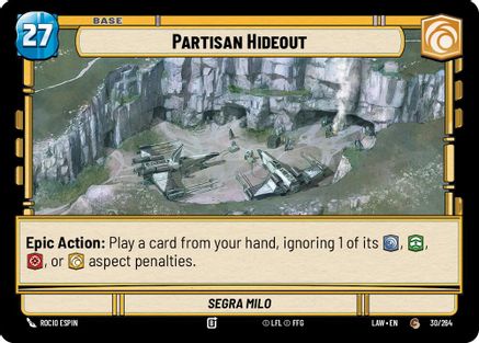 Partisan Hideout // Experience