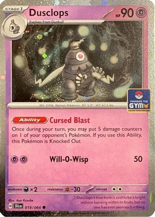 League & Championship Cards Dusclops (Southeast Asia Exclusive) #019