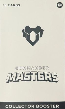 Commander Masters Collector Booster Pack Minimal Packaging