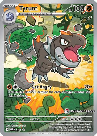Tyrunt 70 MEP Black Star Promos Pokémon card
