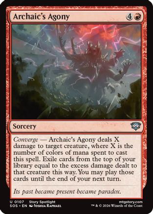 Secrets of Strixhaven Archaic's Agony #107